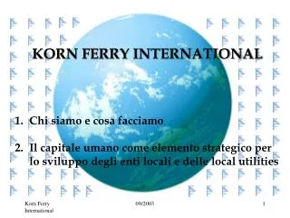 KORN FERRY INTERNATIONAL