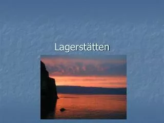 lagerst tten