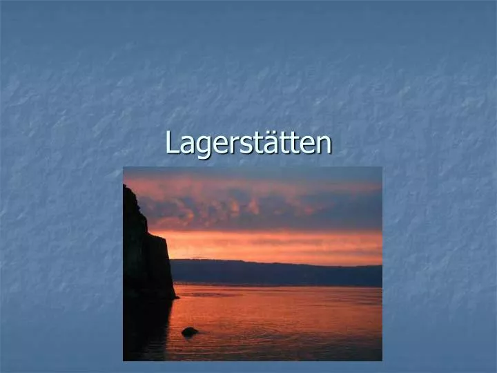 lagerst tten