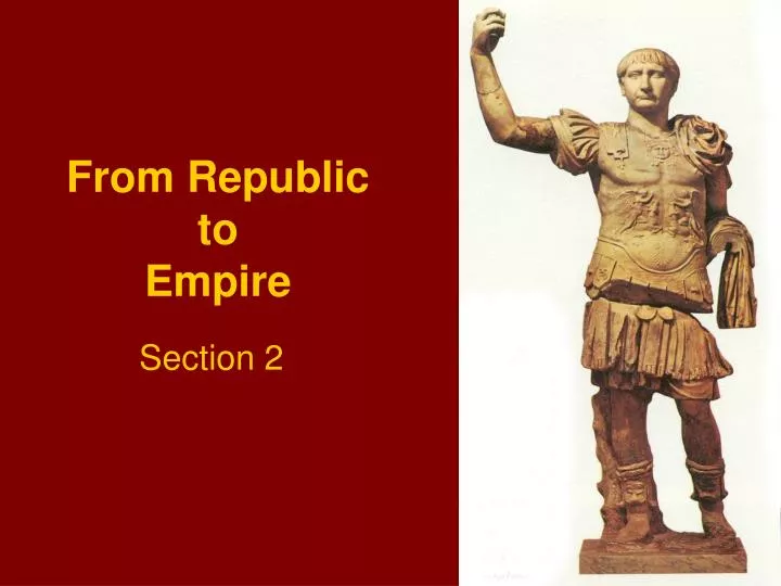 from republic to empire