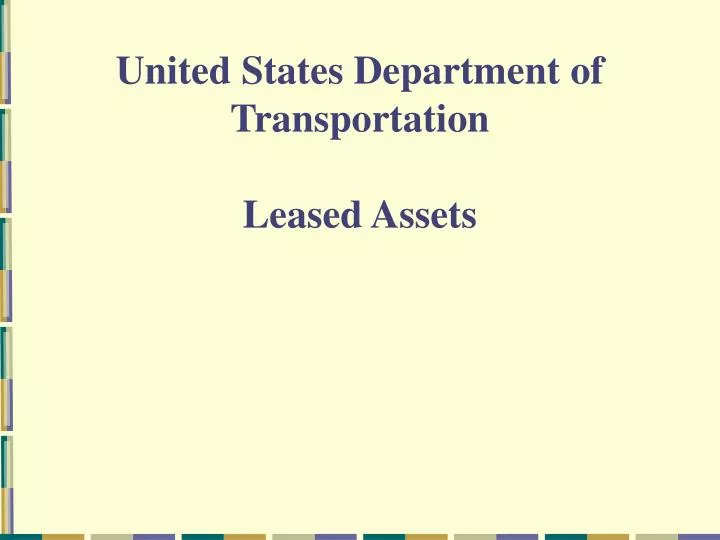 united states department of transportation