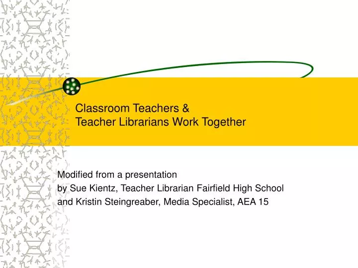 classroom teachers teacher librarians work together
