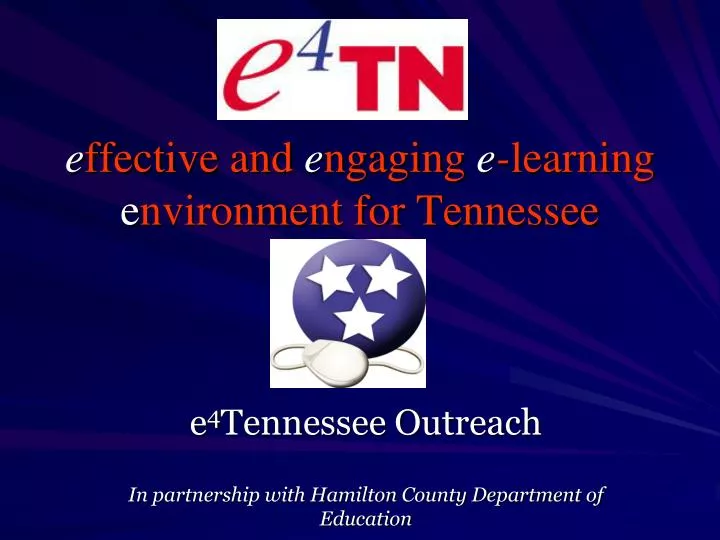 e ffective and e ngaging e learning e nvironment for tennessee