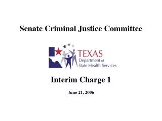 Senate Criminal Justice Committee