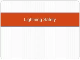 lightning safety