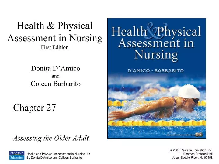 health physical assessment in nursing first edition