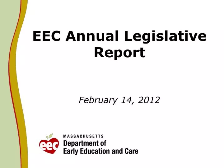 eec annual legislative report february 14 2012
