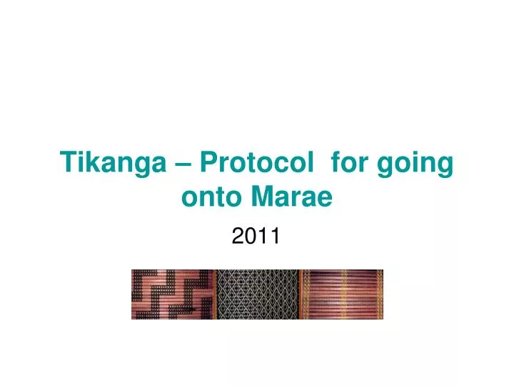 tikanga protocol for going onto marae