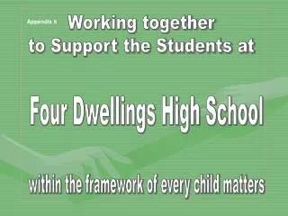 Working together to Support the Students at