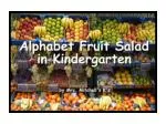 digital camera photo cutting their fruit for salad - slide 1