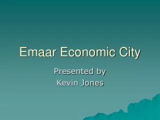 Emaar Economic City