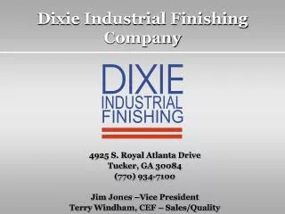 Dixie Industrial Finishing Company