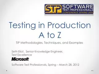Testing in Production A to Z
