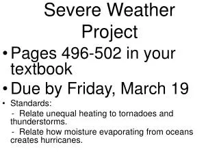 Severe Weather Project