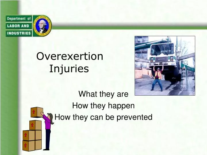overexertion injuries