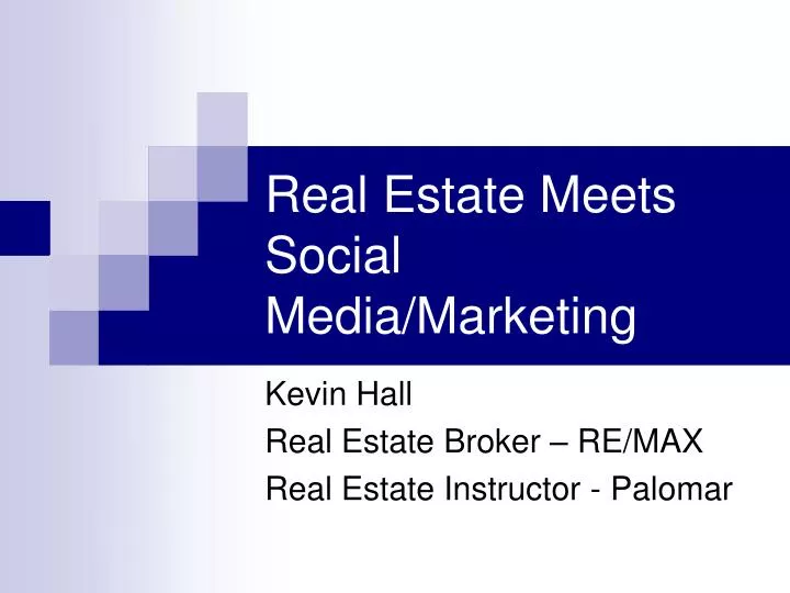 real estate meets social media marketing