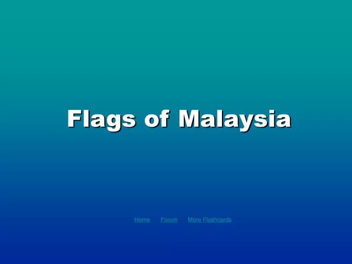flags of malaysia