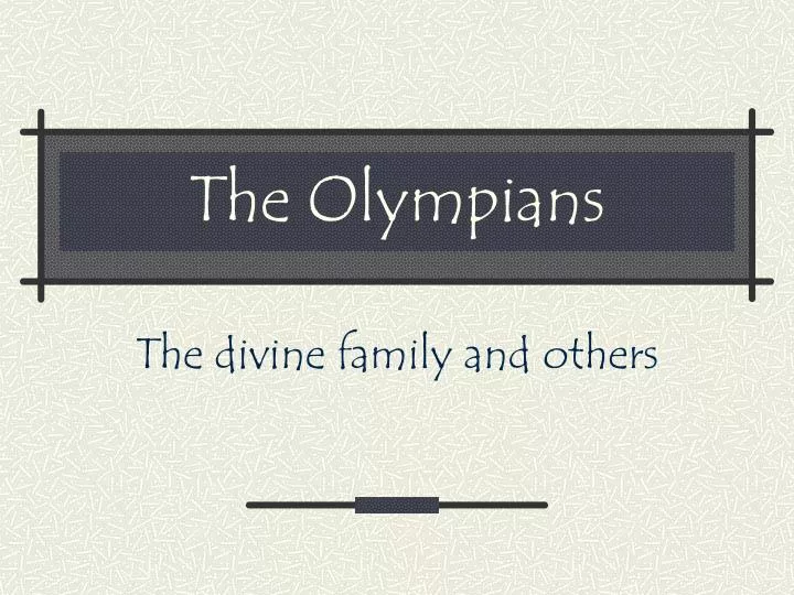 the olympians