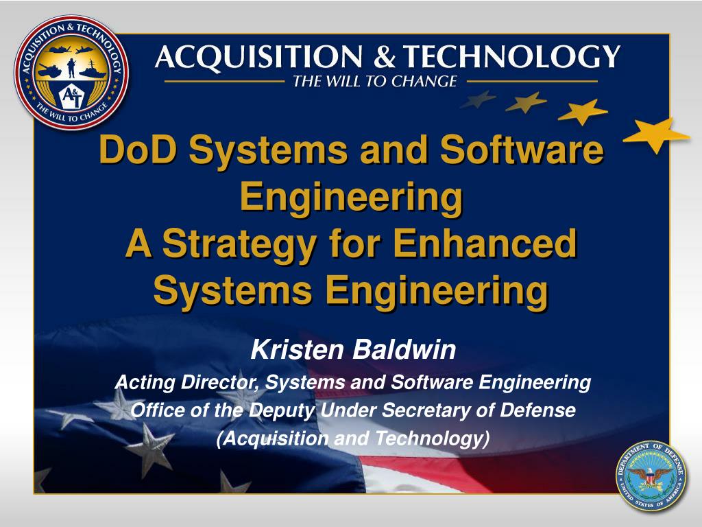 PPT - DoD Systems and Software Engineering A Strategy for Enhanced ...