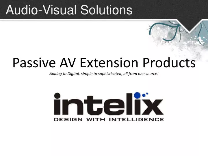 audio visual solutions