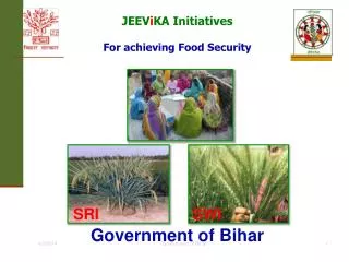JEEV i KA Initiatives For achieving Food Security