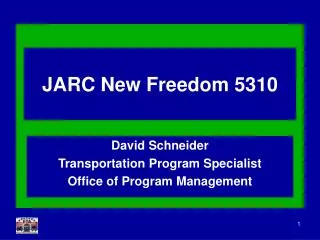 JARC New Freedom 5310