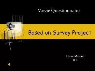 Movie Questionnaire