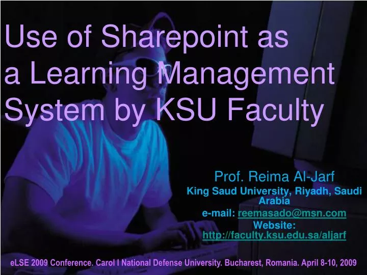 use of sharepoint as a learning management system by ksu faculty