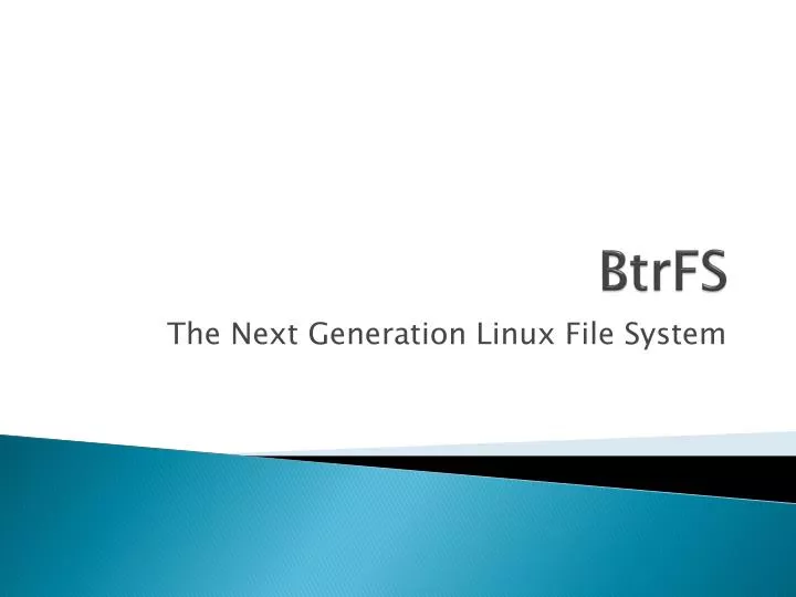 btrfs