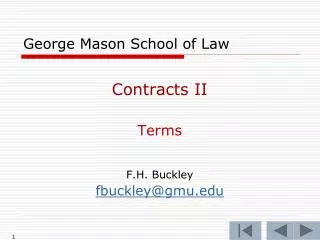 George Mason School of Law