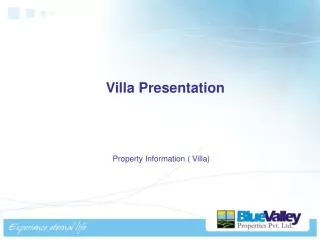 Villa Presentation