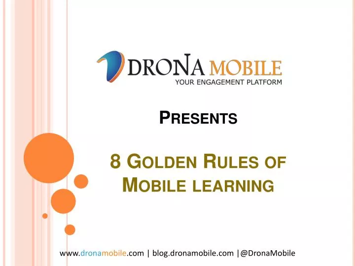presents 8 golden rules of mobile learning