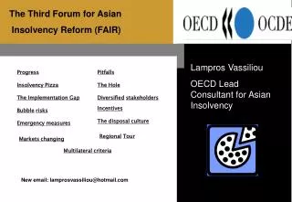 The Third Forum for Asian Insolvency Reform (FAIR)