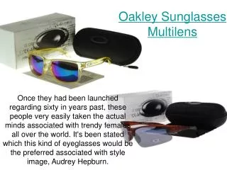 Oakley Sunglasses Multilens