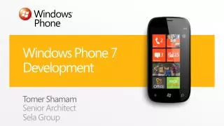 Windows Phone 7 Development