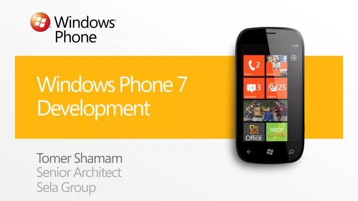 windows phone 7 development
