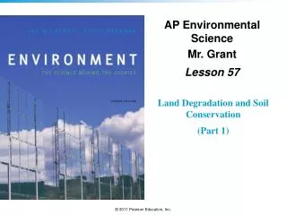 AP Environmental Science Mr. Grant Lesson 57
