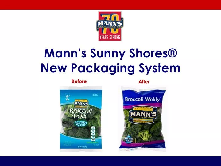 mann s sunny shores new packaging system