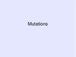 Mutations - slide 1
