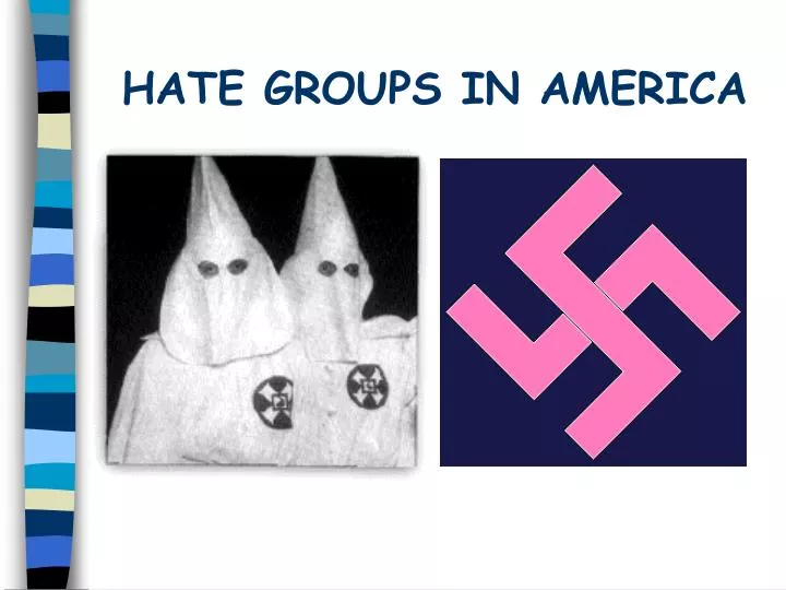 hate groups in america