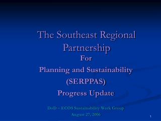 The Southeast Regional Partnership