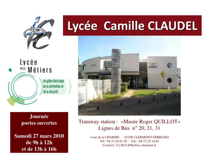 lyc e camille claudel