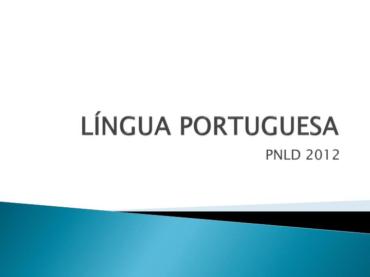 l ngua portuguesa