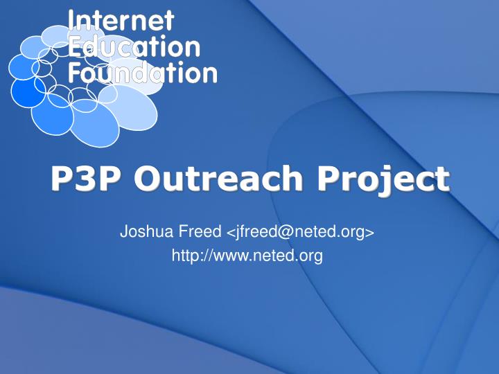p3p outreach project