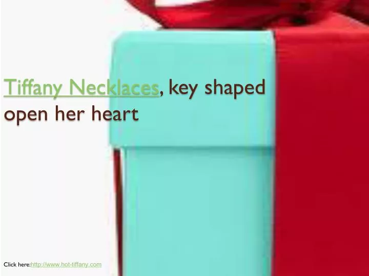 tiffany necklaces key shaped open her heart
