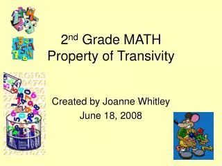 2 nd Grade MATH Property of Transivity