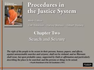 Chapter Two Search and Seizure