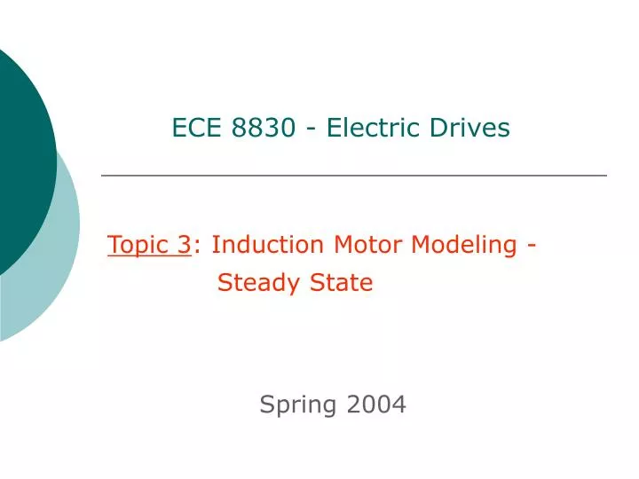 ece 8830 electric drives