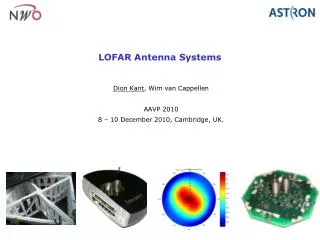 LOFAR Antenna Systems