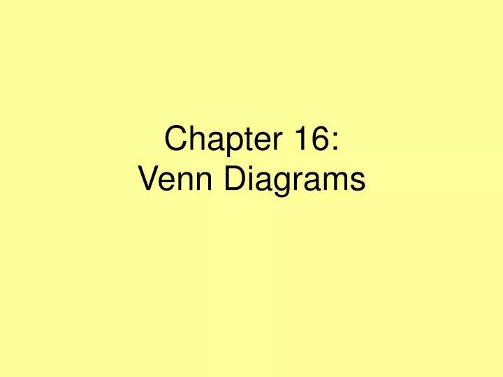 chapter 16 venn diagrams